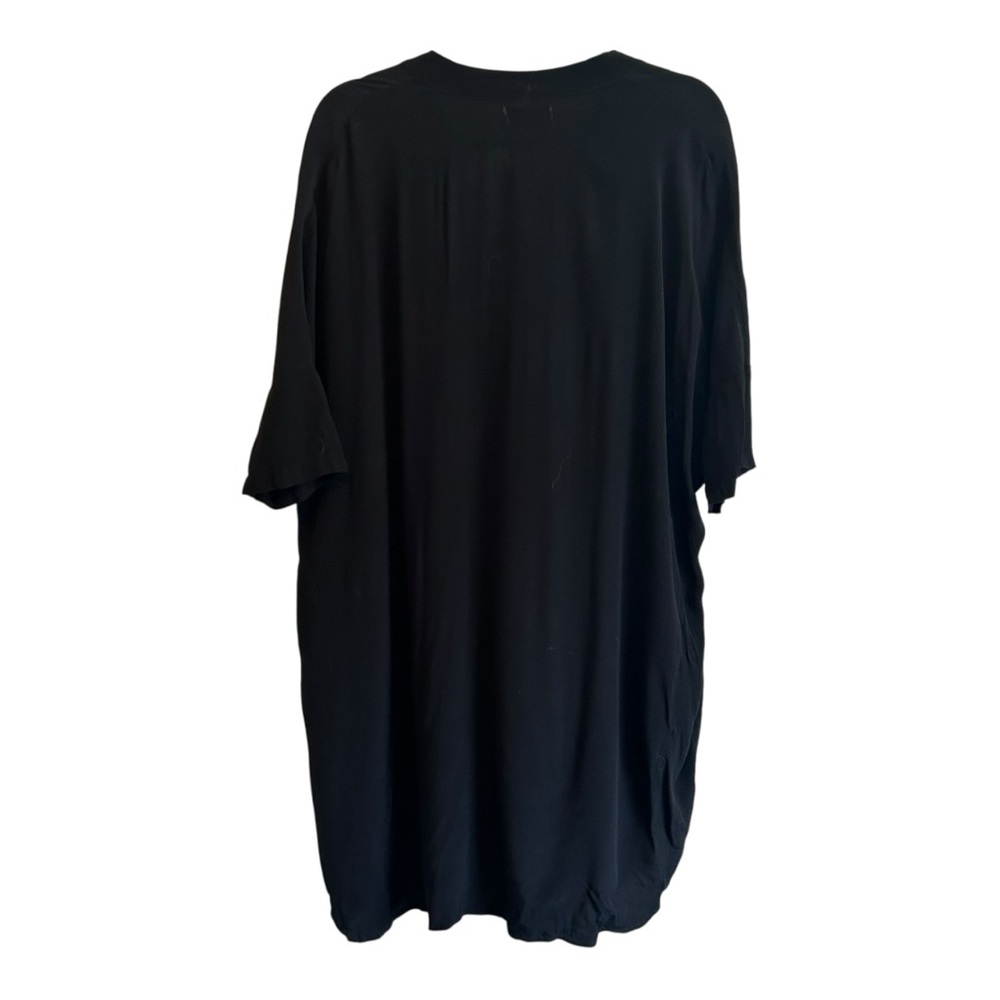 Pull & Bear Black Gauze Tunic Size Medium - Picture 2 of 4